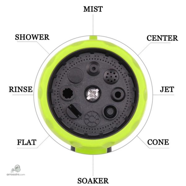 Pistolet d'arrosage jardin, modes ajustables pour différents besoins
