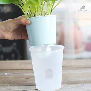 Pot d'Arrosage Automatique pour plantes d'intérieur
