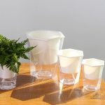 Pot d'arrosage pratique avec réserve d'eau