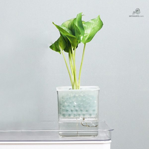 Pot de jardin avec technologie d'arrosage autonome