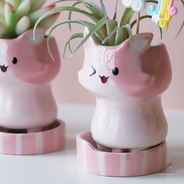 Cache-pot pour plantes, style animalier