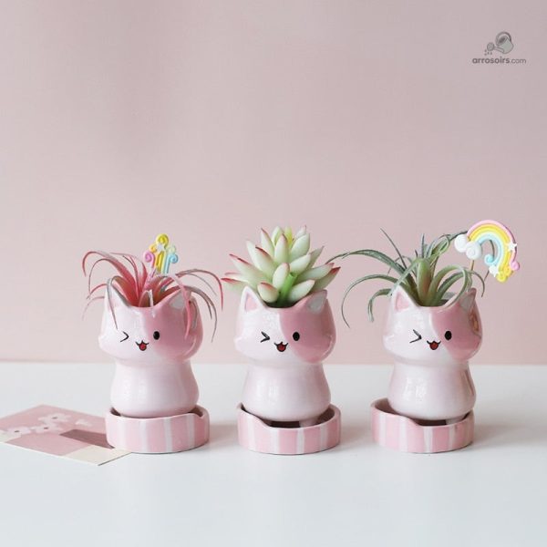 Cache-pot coloré pour un intérieur joyeux