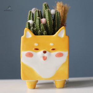 Cache-pot en forme d'animaux pour plantes d'intérieur