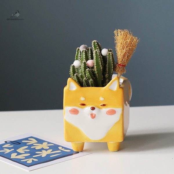 Pot de fleurs animaux décoratif pour la maison - vue 4