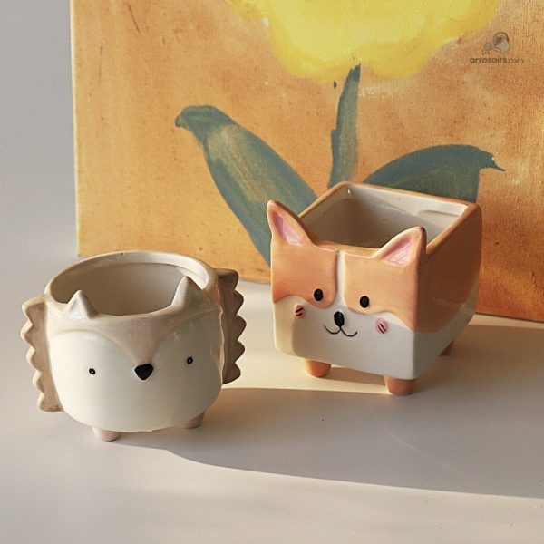 Pot de fleurs animaux décoratif pour la maison - vue 5