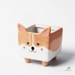 Cache-pot coloré en forme d'animaux pour le jardin