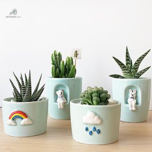 Pot de fleurs Fantaisie décoratif pour intérieur