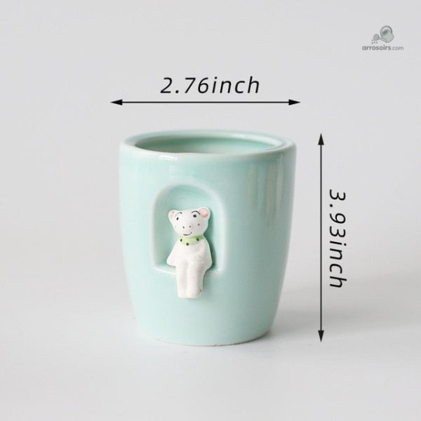Pot orné pour ajouter du charme à vos fleurs