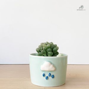 Cache-pot coloré pour plantes d'intérieur