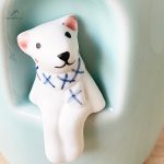 Cache-pot élégant avec motifs fantaisie