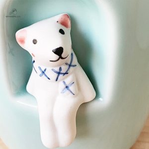 Cache-pot élégant avec motifs fantaisie