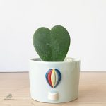 Pot décoratif en matériaux variés pour fleur