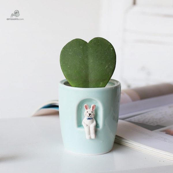 Cache-pot artistique pour intérieur stylé