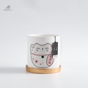 Cache-pot en céramique pour décoration intérieure