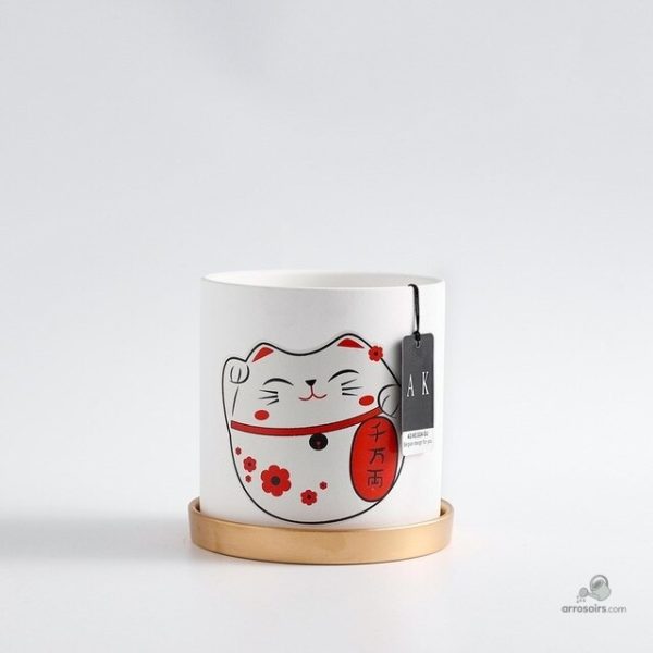 Pot de fleurs moderne inspiré du style japonais