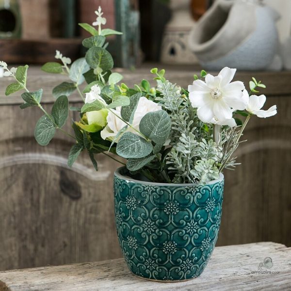 Cache-pot vintage au design élégant et intemporel