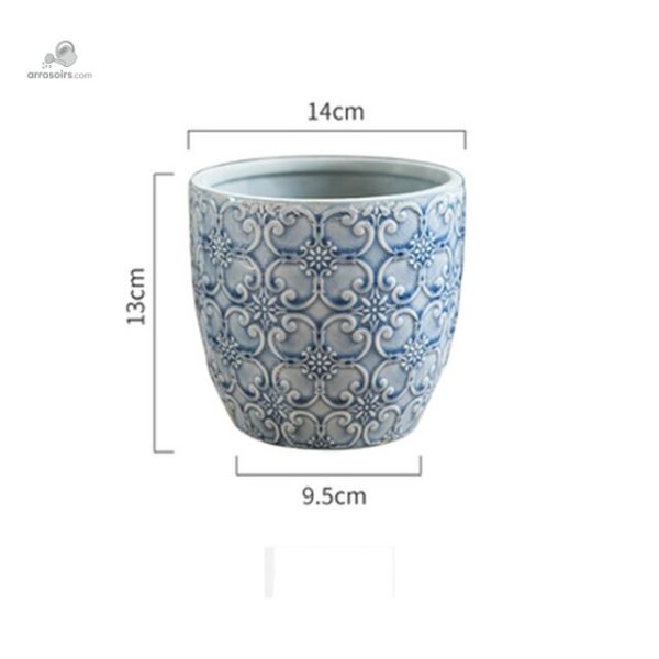 Pot à fleurs au design nostalgique pour votre espace