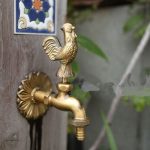 Robinet d'arrosage en laiton durable et résistant