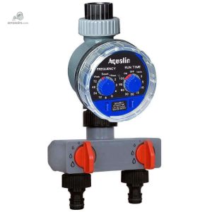 Connecteur d'arrosage pour deux tuyaux, pratique et fonctionnel