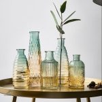 Soliflore en verre design moderne pour décoration intérieure