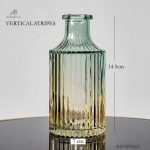 Vase soliflore en verre soufflé à la main