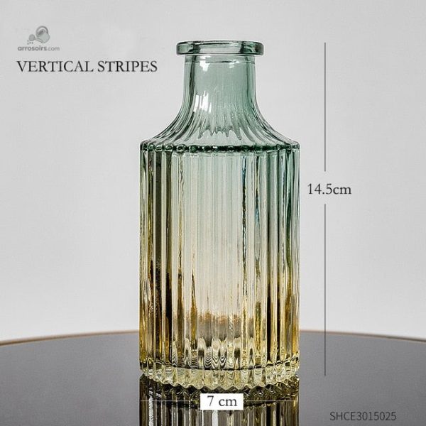 Vase soliflore en verre soufflé à la main