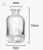 Vase en verre pour décoration florale