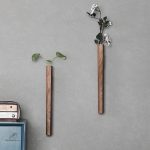 Soliflore mural en bois élégant pour décoration intérieure