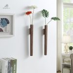Vase mural en bois pour une touche décorative unique