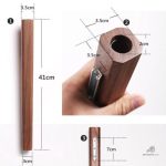 Élégant soliflore en bois pour accrocher au mur