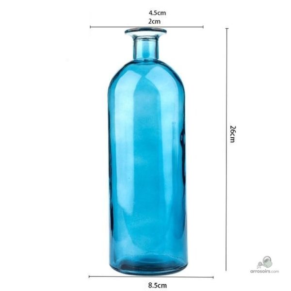 Vase soliflore au look vintage pour style élégant