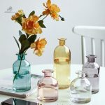 Vase soliflore de style rétro pour intérieur