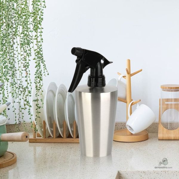 Vaporisateur en inox pour plantes, design élégant et pratique