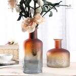 Vase bouteille design coloré