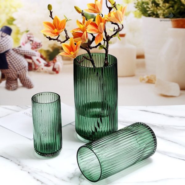 Vase en verre, idéal pour un centre de table