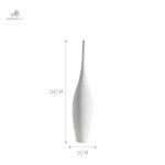 Vase design original en métal