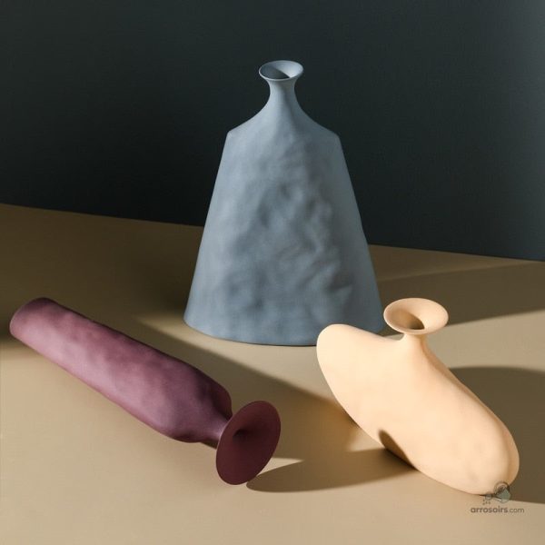 Vase design Morandi, esthétique italienne minimaliste
