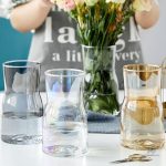 Vase transparent au look chic et sobre