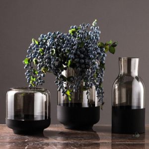 Vase en verre design moderne