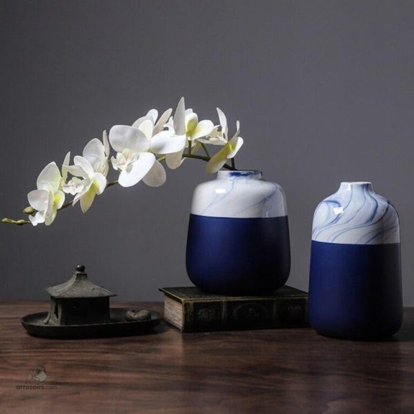 Vase de décoration en porcelaine raffinée