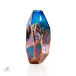 Vase en verre coloré pour fleurs fraîches