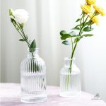 Vase soliflore en verre, accent décoratif subtil
