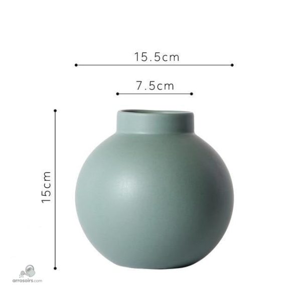 Vase céramique au look contemporain