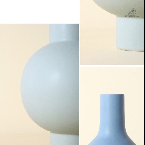 Vase en céramique aux lignes épurées