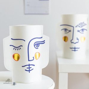 Vase en papier imperméable au design moderne