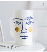 Vase décoratif en papier, style contemporain et imperméable