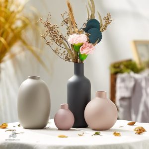 Vase Rond Mat, design épuré et moderne