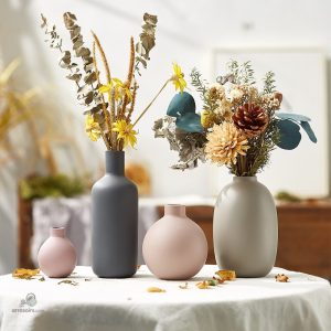 Vase design rond pour décoration intérieure