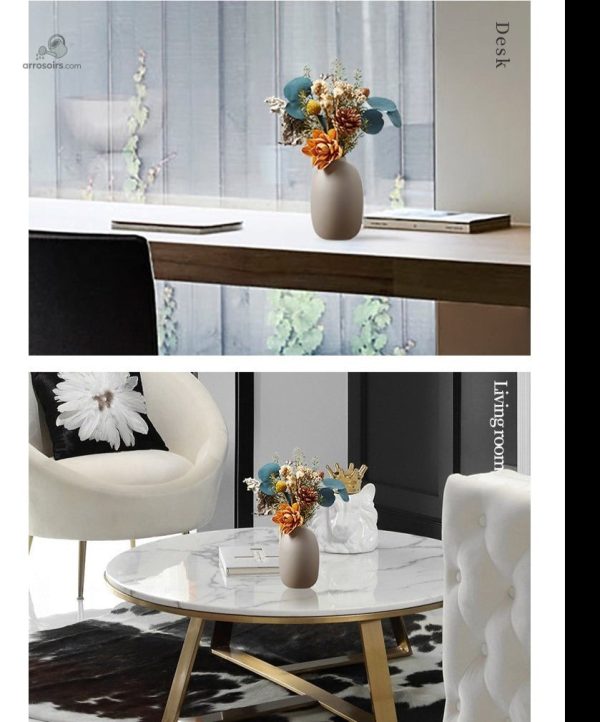 Vase rond mat, ajout esthétique pour toute pièce