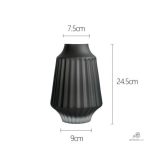 Vase en verre dépoli pour décoration moderne